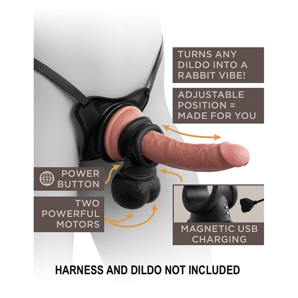 King Cock Elite Crown Jewels Vibrating Silicone Balls - RodeoH