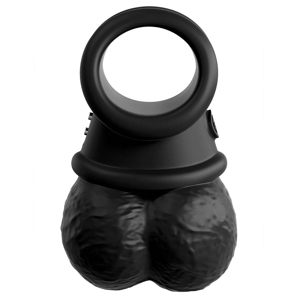 King Cock Elite Ultimate Vibrating Silicone Body Dock Kit - Vanilla - RodeoH