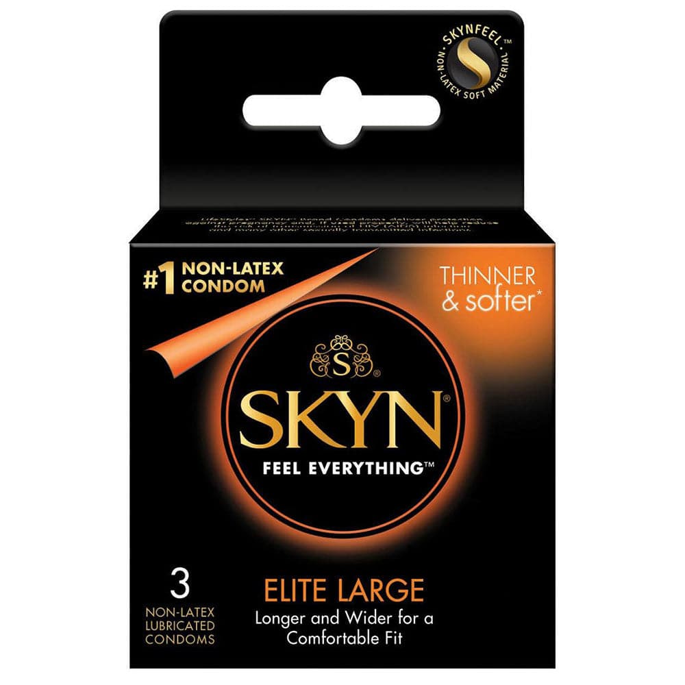Lifestyles Skyn Original Non Latex Lubricated Condoms 3-Pack - Large - RodeoH
