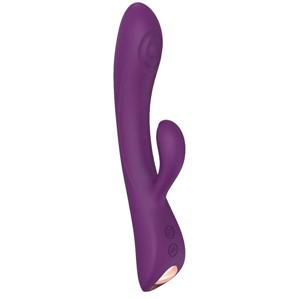 Lovely Planet Bunny & Clyde Silicone Rabbit Vibrator - Purple Rain - RodeoH