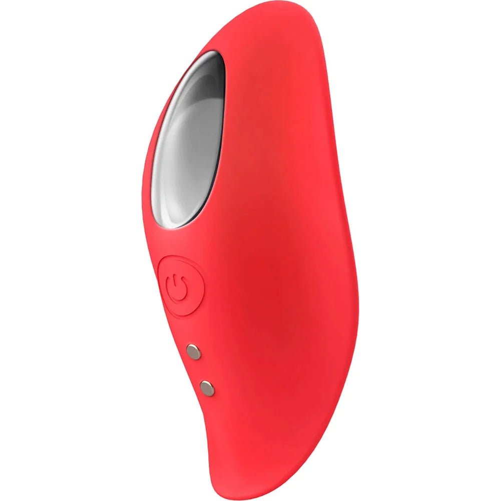 Luv INC. Pv-72 Rechargeable Remote Control Wearable Vibe - Red - RodeoH