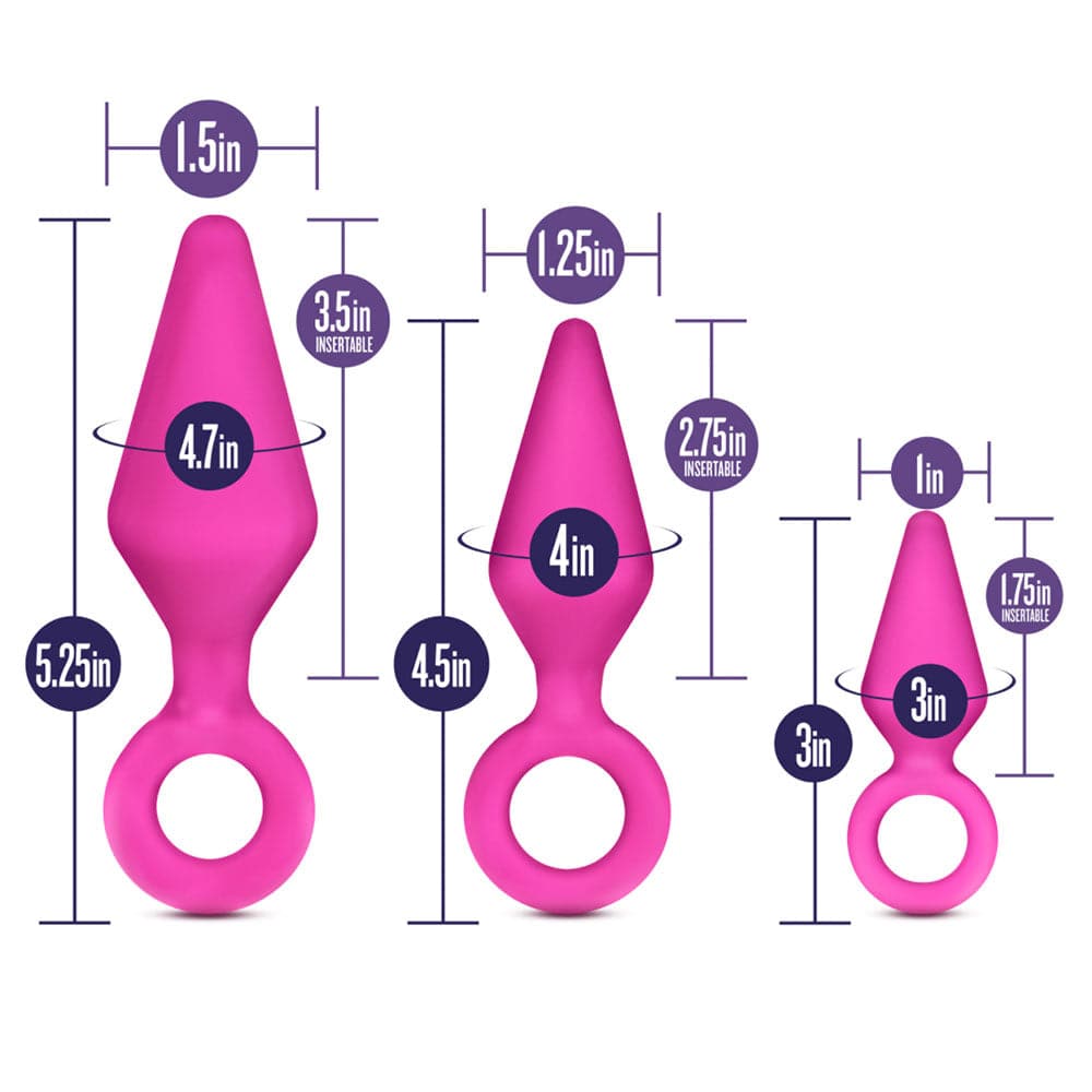 Luxe Candy Rimmer Anal Plug Kit by Blush - Pink - RodeoH