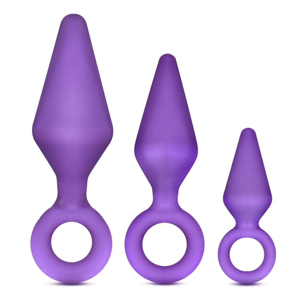 Luxe Candy Rimmer Anal Plug Kit by Blush - Purple - RodeoH