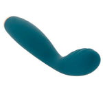 Luxe Lillie Silicone Rechargeable Vibrating Slim Wand Massager - Teal - RodeoH