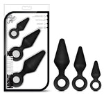 Luxe Night Rimmer Anal Plug Kit by Blush - Black - RodeoH