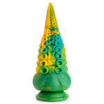 Monstropus Tentacled Monster Silicone Dildo - Green, Blue & Yellow - RodeoH