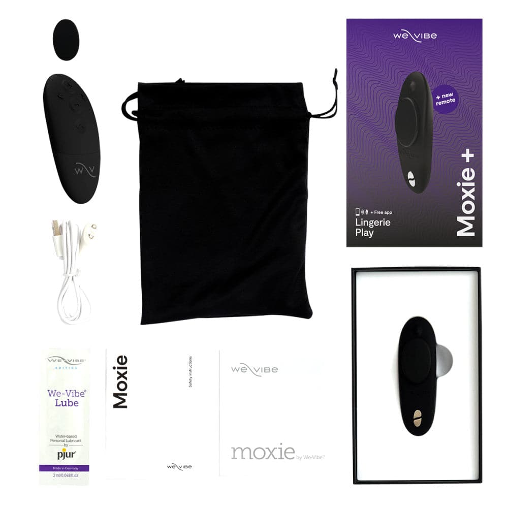 Moxie+ - Wearable Vibrator - We-Connect App - Black - RodeoH