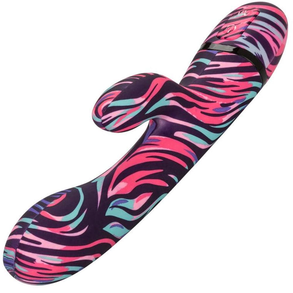 Naughty Bits Menage A Moi Silicone Rechargeable Dual Wand - Multi Color - RodeoH