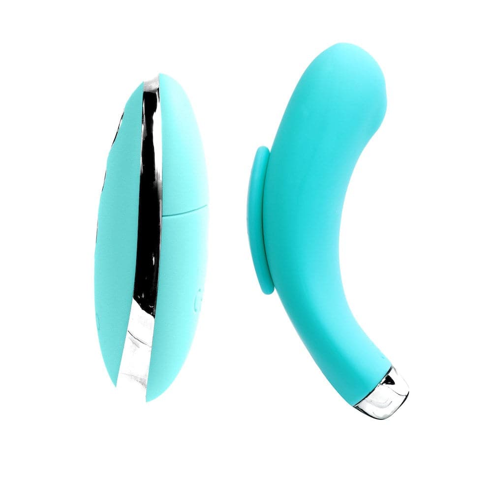 NIKI Rechargeable Remote Control Panty Vibe - Turquoise - RodeoH