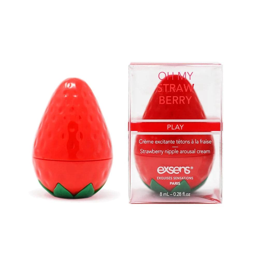 Oh My Strawberry Nipple Arousal Cream by Exsens® - .8 Fl. oz - RodeoH