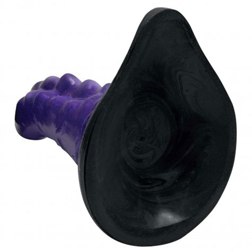 Orion Invader Veiny Space Alien Silicone Dildo - Purple/Black - RodeoH