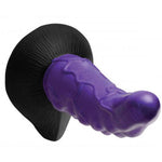 Orion Invader Veiny Space Alien Silicone Dildo - Purple/Black - RodeoH