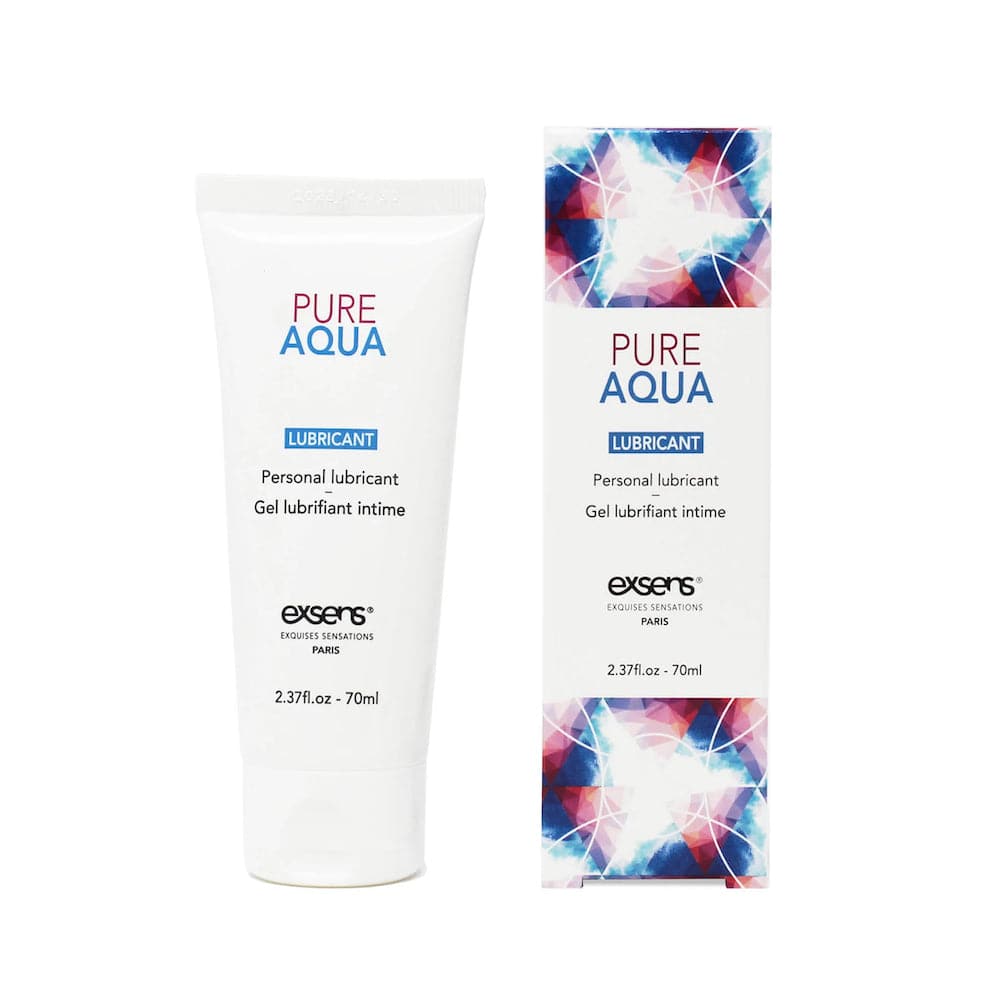 Pure Aqua Water Based Lubricant by Exsens® - 2.37 Fl. oz - RodeoH