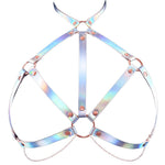 Rainbow Metallic Chest Harness - Crave by Cosmo - RodeoH