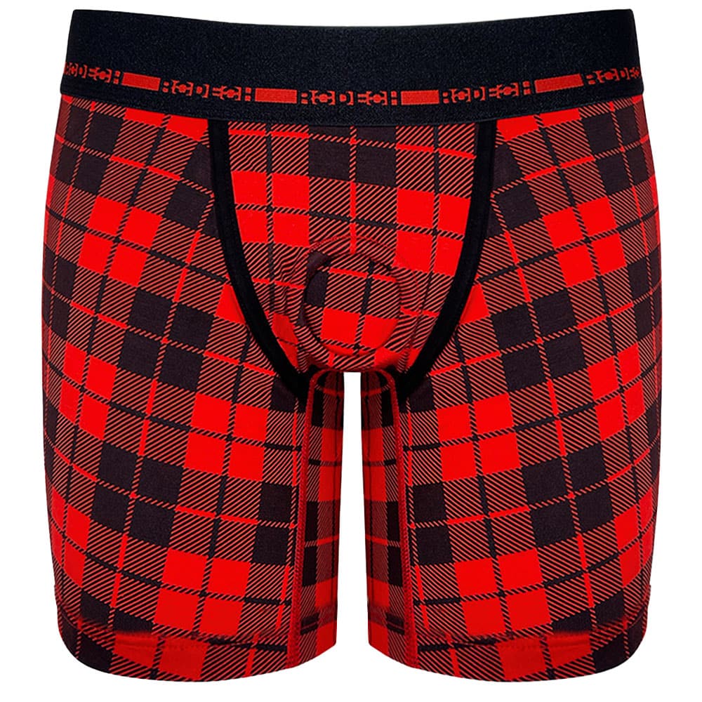Rise Boxer+ Harness - Red Plaid - RodeoH