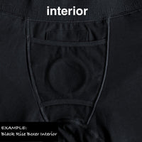 Rise Button Fly Boxer+ Harness - Black