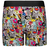 Rise Button Fly Boxer+ Harness - Magic 8 Ball - 3X