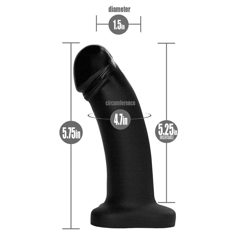 Classic Gray Boxer+ Harness and 5" Steel Pearl Dildo - PACKAGE DEAL