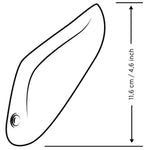 ROMP WAVE Silicone Rechargeable Lay-On Vibrator - RodeoH