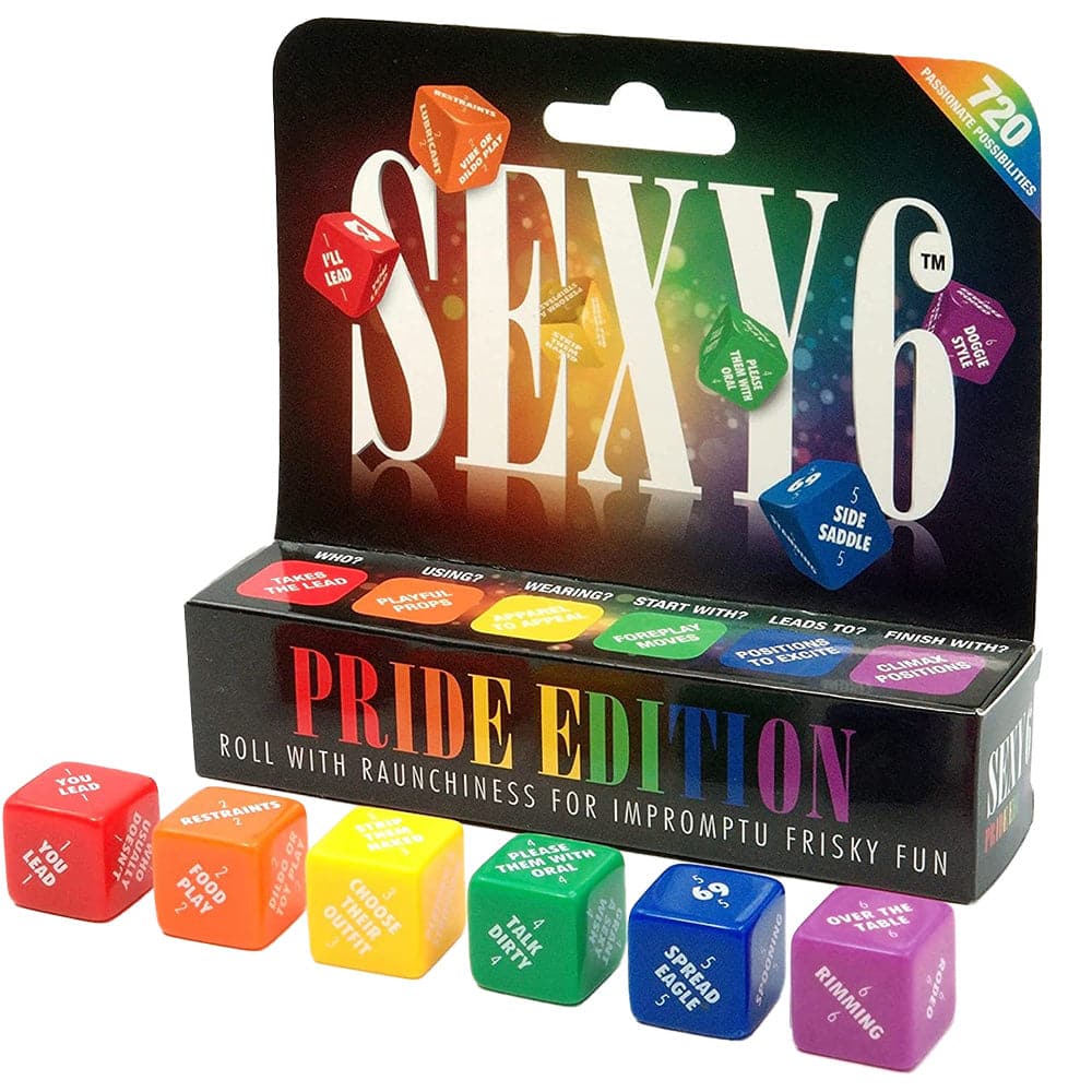 Sexy 6 Adult Dice - Pride Edition - RodeoH