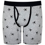 Shift 9" Boxer Packer Underwear - Gray Cocks - RodeoH
