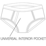 Shift Brief Packer Underwear - Tasty Gray - RodeoH