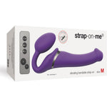 Strap-on-Me Double Ended Vibe Remote Control - Medium - Purple - RodeoH