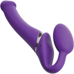 Strap-on-Me Double Ended Vibe Remote Control - Medium - Purple - RodeoH