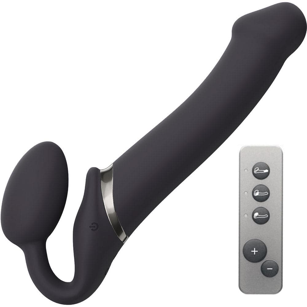Strap-on-Me Double Ended Vibe Remote Control - X-Large - Black - RodeoH