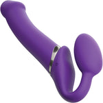 Strap-on-Me Double Ended Vibe Remote Control - X-Large - Purple - RodeoH