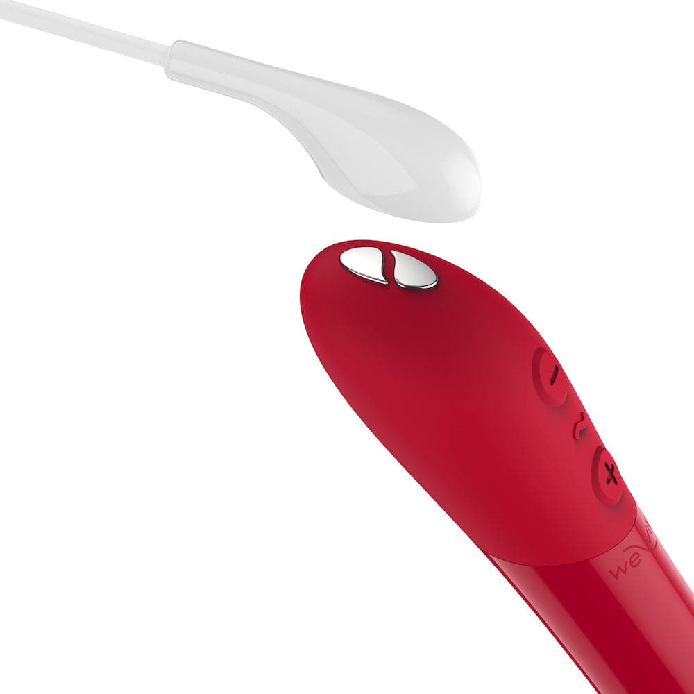 TANGO X Powerful Waterproof Bullet Vibrator - Cherry Red - RodeoH