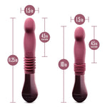 Temptasia Trixie Thrusting Silicone Dildo - Wine - RodeoH