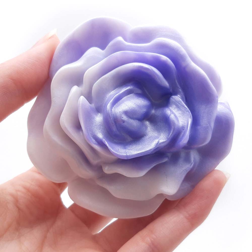 The Rosae - Silicone Rose Grinder by Uberrime - Pearl Violet to Pearl White - RodeoH
