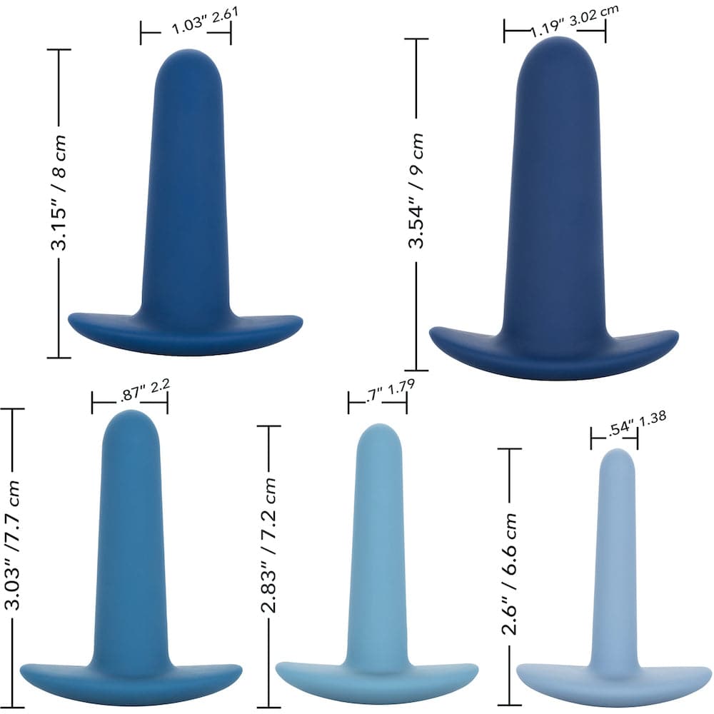 They-ology Wearable Silicone Anal Trainer (5 Piece Set) - RodeoH
