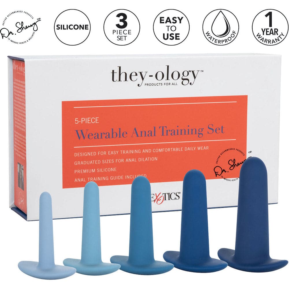 They-ology Wearable Silicone Anal Trainer (5 Piece Set) - RodeoH