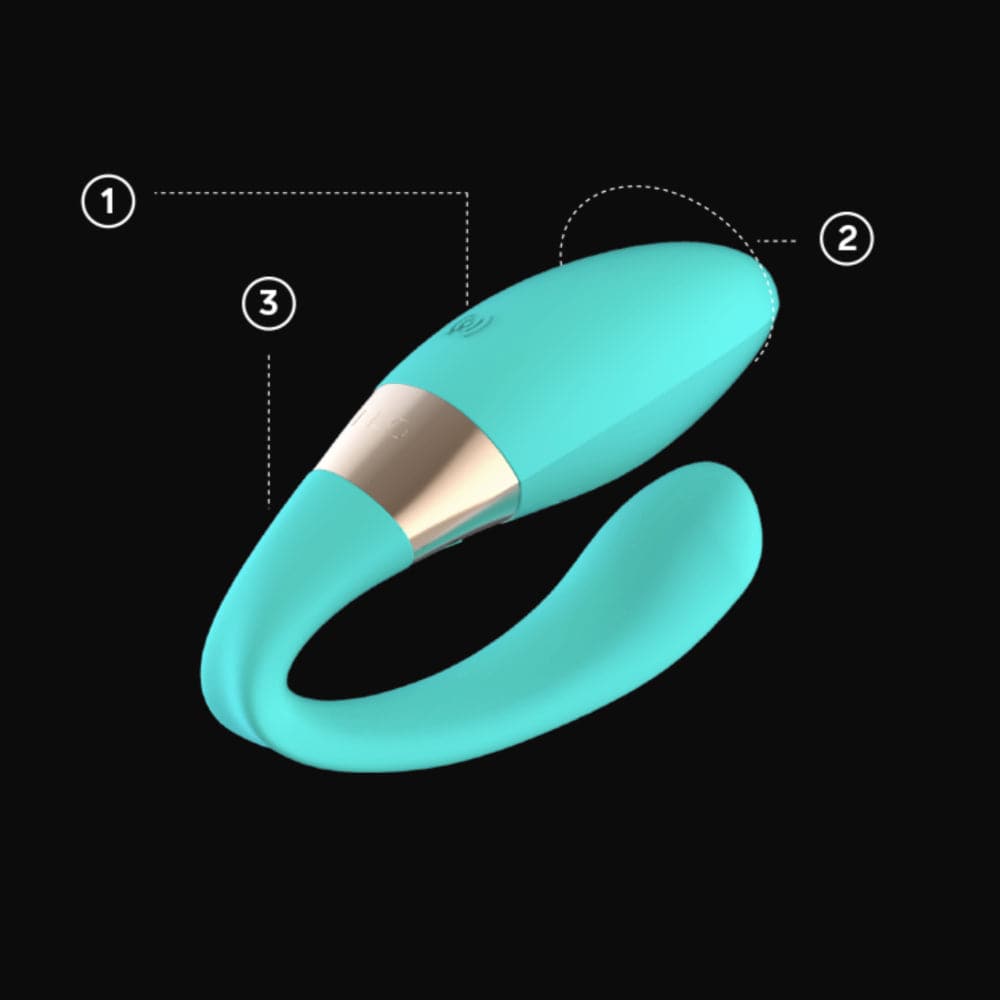 Tiani™ Harmony Dual Action App Controlled Stimulator by LELO - Onyx - RodeoH
