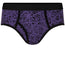 Top Loading Brief Packer Underwear - Geometric Purple - XS