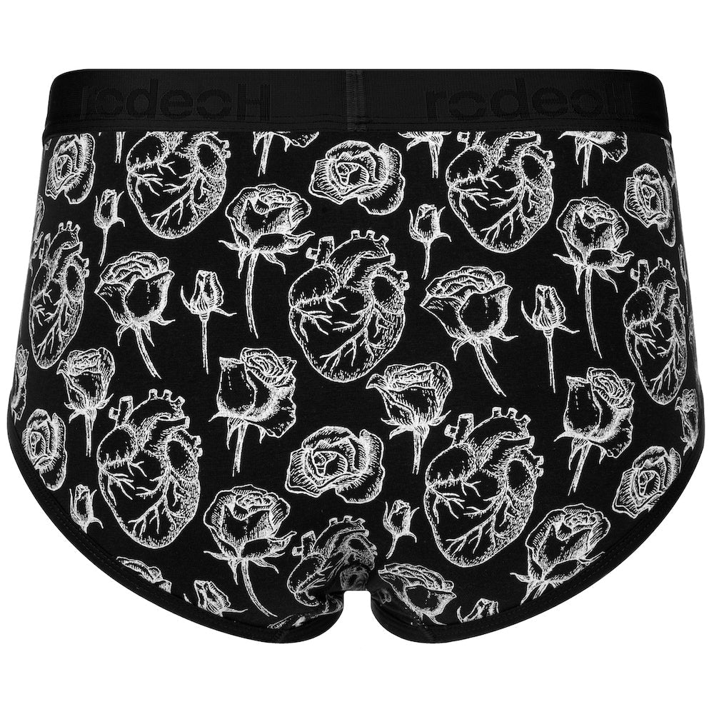 Top Loading Brief Packer Underwear - Hearts & Roses - RodeoH