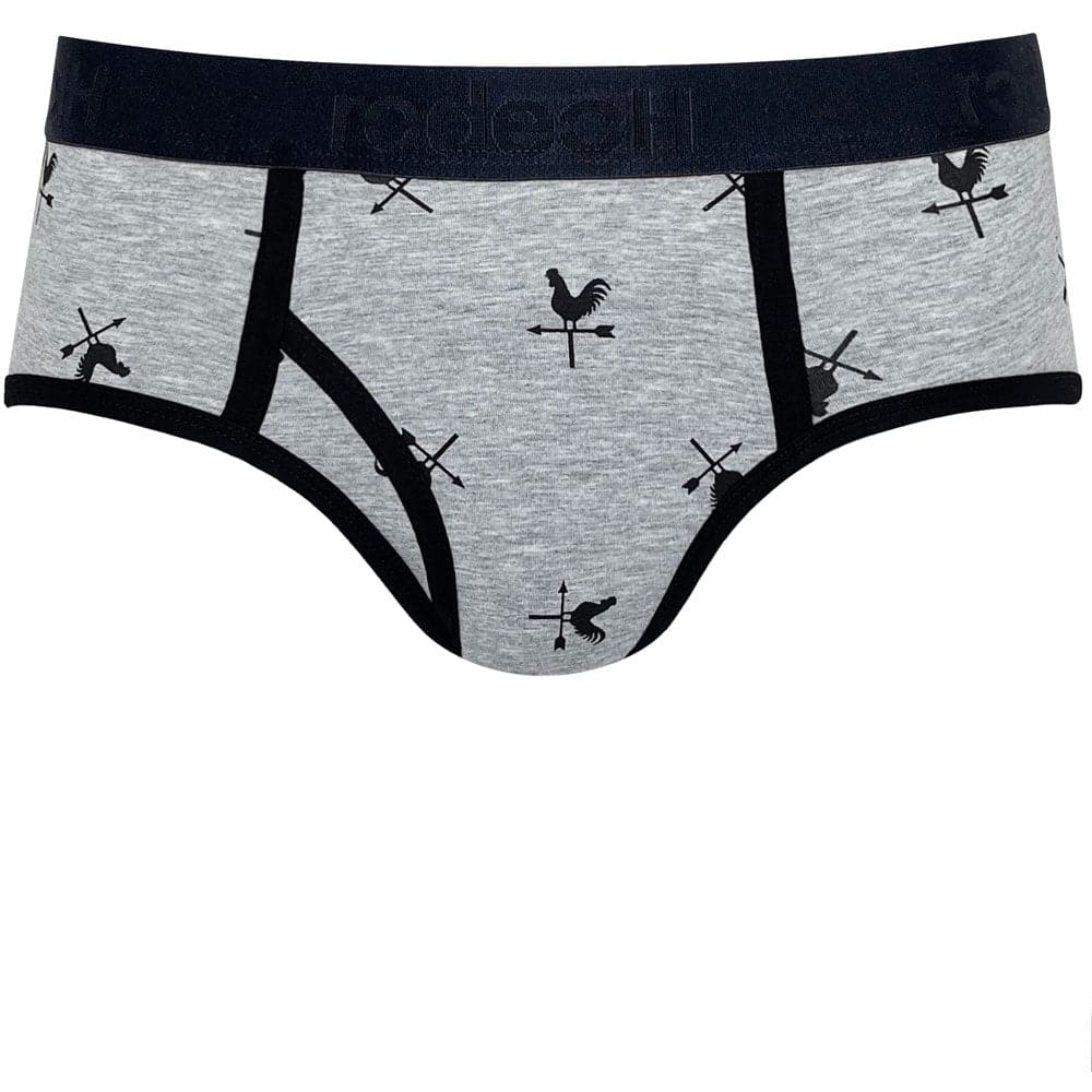 Top Loading Brief Packing Underwear - Gray Cocks - RodeoH