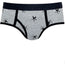 Top Loading Brief Packing Underwear - Gray Cocks