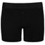 Top Loading Button Fly Boxer Packing Underwear - Black