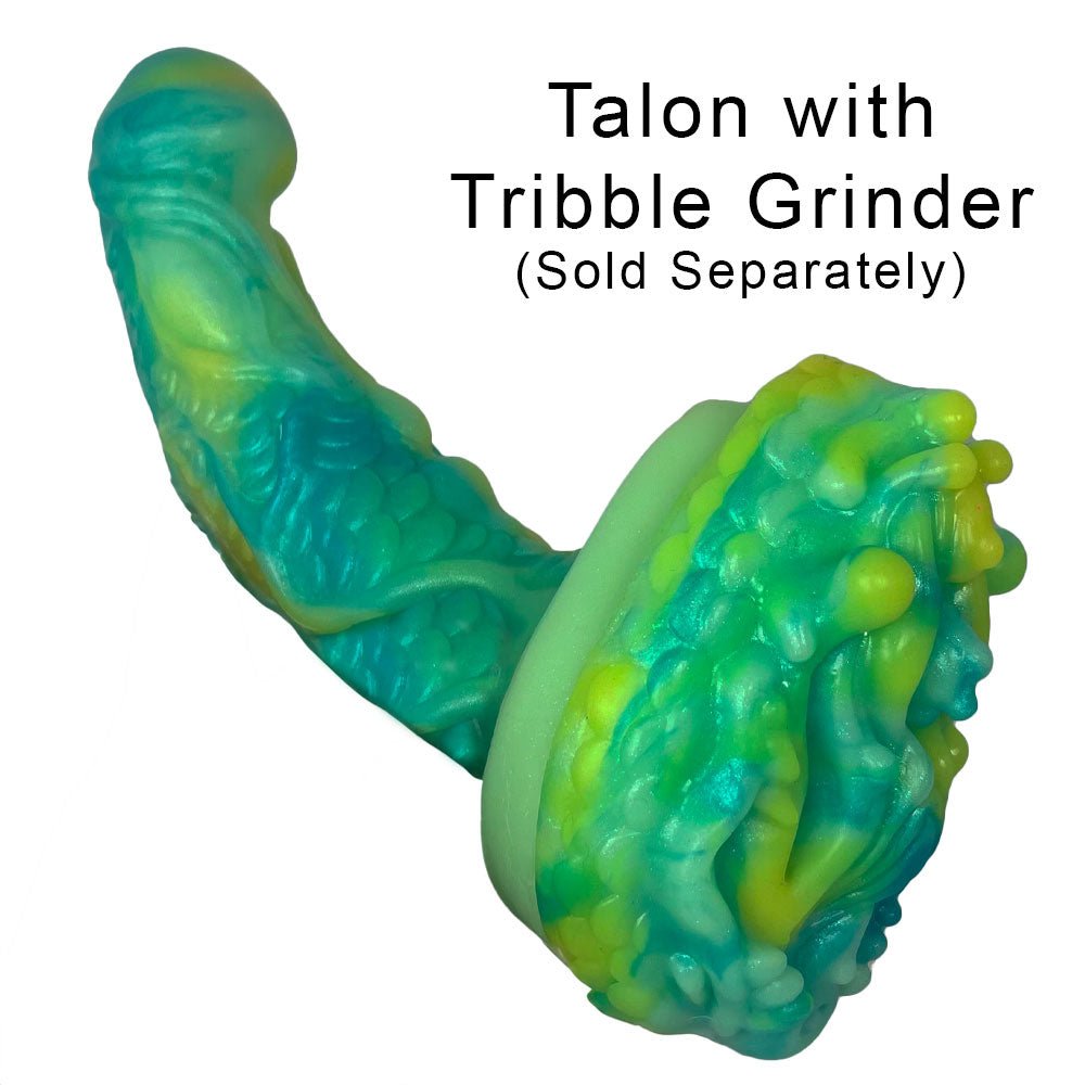 Tribble Silicone Grinder with Vibe Opening - Greenglow - RodeoH