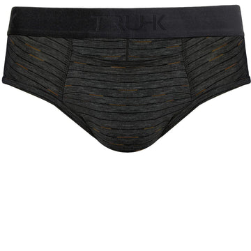 TRUHK Brief packing underwear in Dark Gray, front view