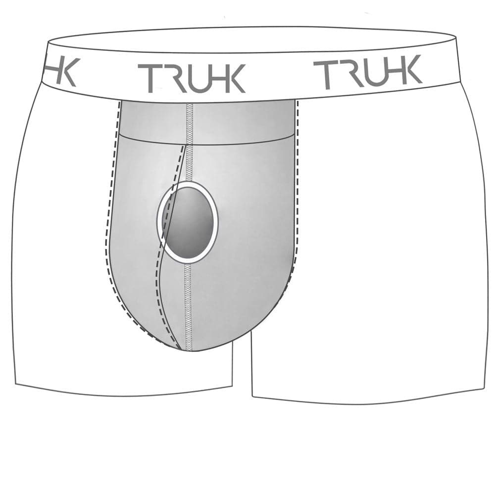 Pete Trunks FTM STP Transgender Underwear Boxer Briefs (Large) Black