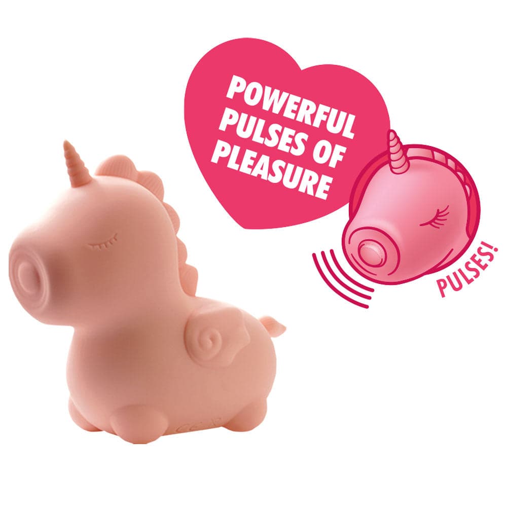 Unihorn Heart Throb Pulsing Clitoral Stimulator - RodeoH