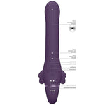 VIVE Satu Pulse-Wave & Vibrating Strapless Strapon - Purple - RodeoH