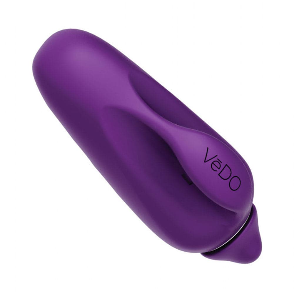 VIVI Rechargeable Silicone Finger Vibrator - Purple - RodeoH