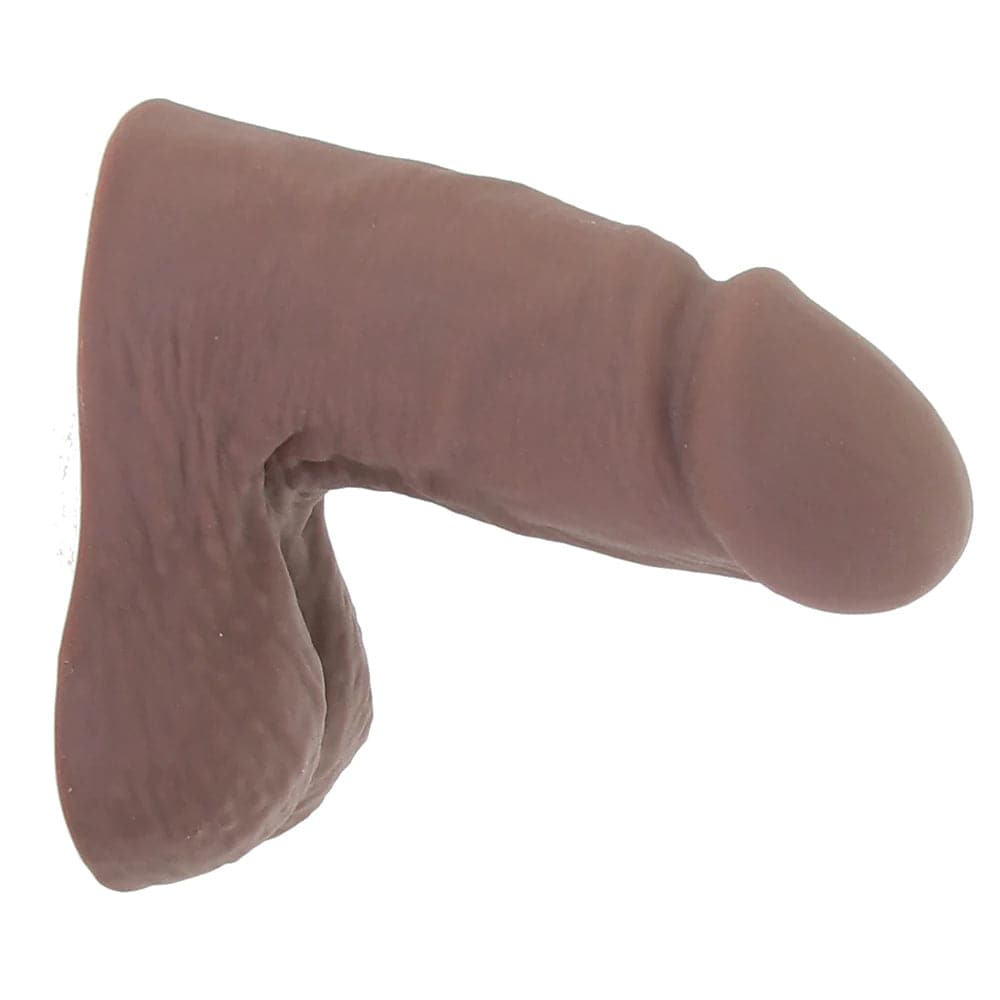Whipsmart Soft & Discreet 4" Packer - Chocolate - RodeoH